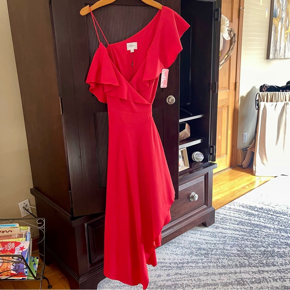 Red Wrap Dress
